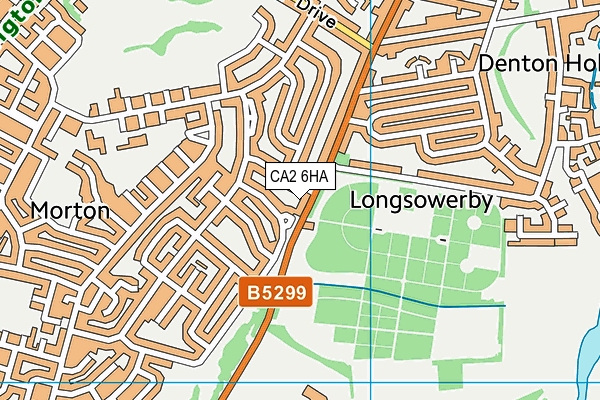 CA2 6HA map - OS VectorMap District (Ordnance Survey)
