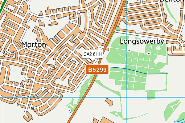 CA2 6HH map - OS VectorMap District (Ordnance Survey)