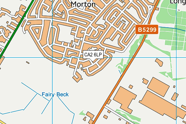 CA2 6LP map - OS VectorMap District (Ordnance Survey)