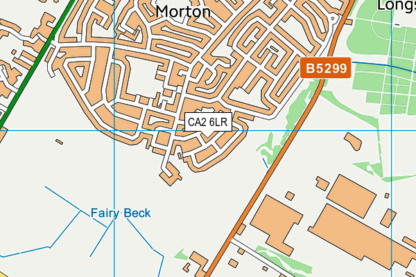 CA2 6LR map - OS VectorMap District (Ordnance Survey)