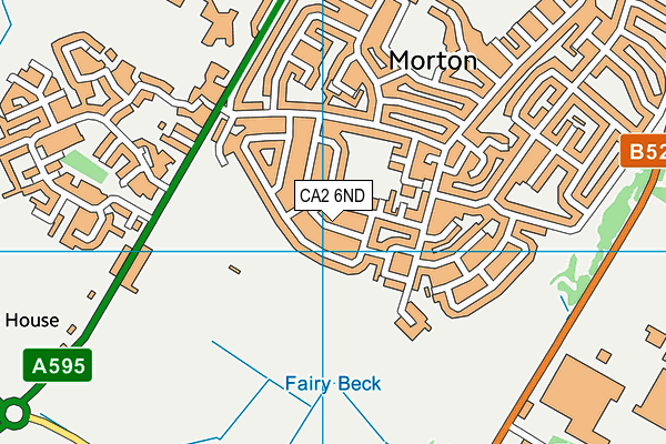 CA2 6ND map - OS VectorMap District (Ordnance Survey)