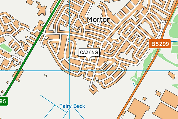 CA2 6NG map - OS VectorMap District (Ordnance Survey)