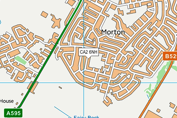 CA2 6NH map - OS VectorMap District (Ordnance Survey)