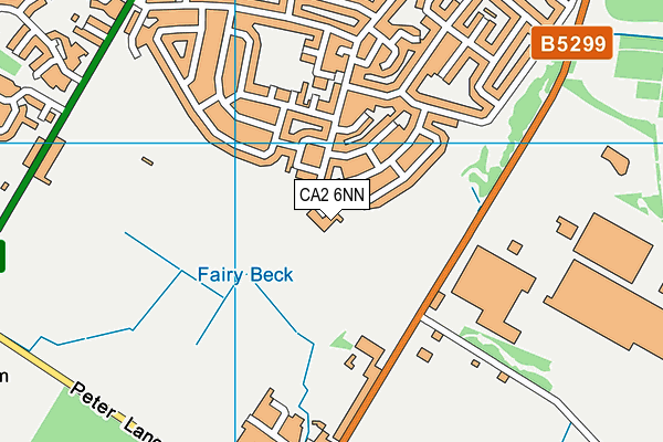 CA2 6NN map - OS VectorMap District (Ordnance Survey)