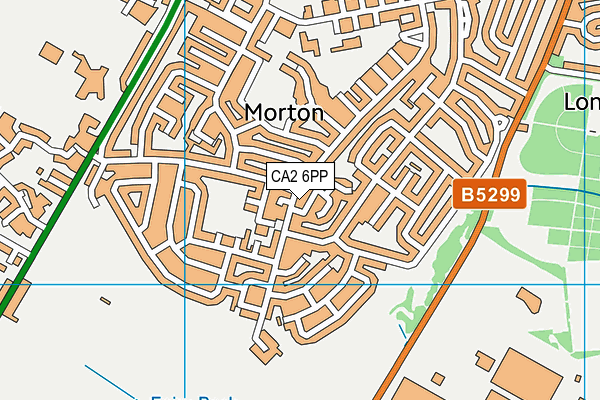 CA2 6PP map - OS VectorMap District (Ordnance Survey)