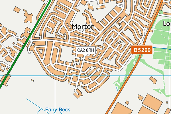 CA2 6RH map - OS VectorMap District (Ordnance Survey)