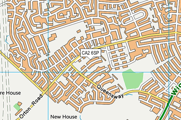 CA2 6SP map - OS VectorMap District (Ordnance Survey)
