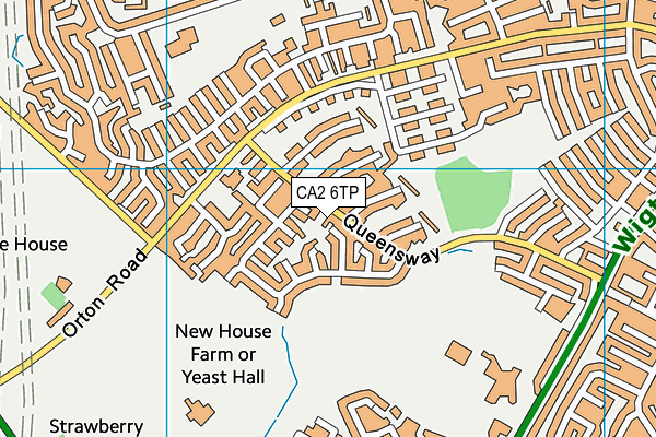 CA2 6TP map - OS VectorMap District (Ordnance Survey)