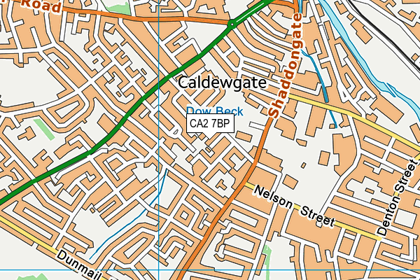 CA2 7BP map - OS VectorMap District (Ordnance Survey)