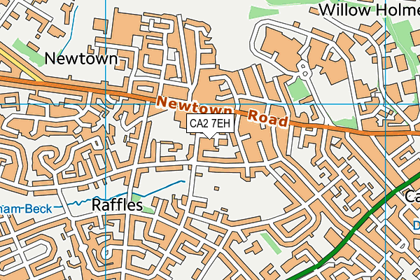 CA2 7EH map - OS VectorMap District (Ordnance Survey)