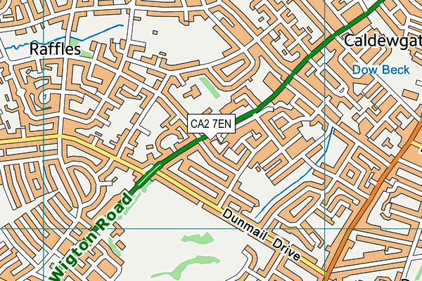 CA2 7EN map - OS VectorMap District (Ordnance Survey)