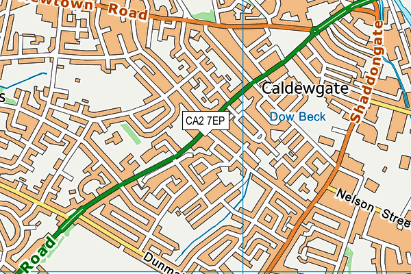 CA2 7EP map - OS VectorMap District (Ordnance Survey)