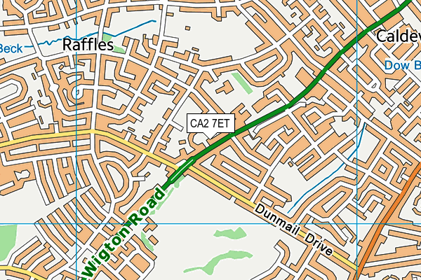 CA2 7ET map - OS VectorMap District (Ordnance Survey)