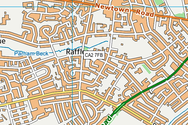 CA2 7FB map - OS VectorMap District (Ordnance Survey)