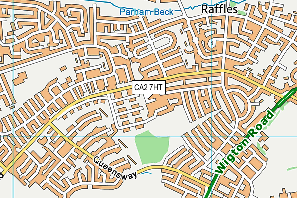 CA2 7HT map - OS VectorMap District (Ordnance Survey)