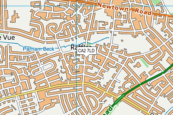 CA2 7LD map - OS VectorMap District (Ordnance Survey)