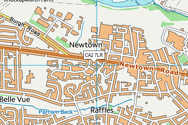 CA2 7LR map - OS VectorMap District (Ordnance Survey)