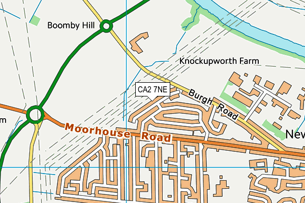 CA2 7NE map - OS VectorMap District (Ordnance Survey)