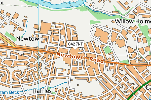 CA2 7NT map - OS VectorMap District (Ordnance Survey)