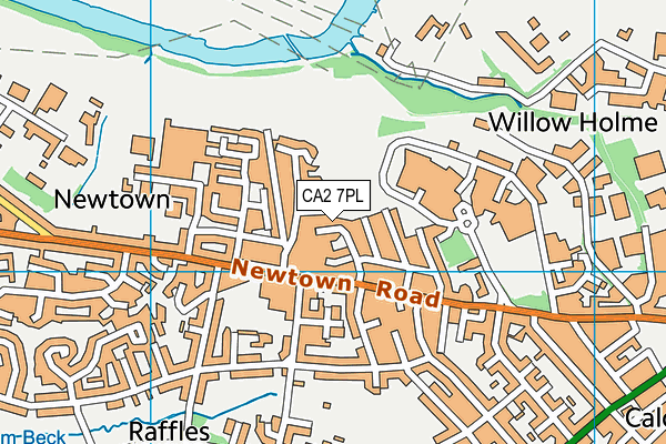 CA2 7PL map - OS VectorMap District (Ordnance Survey)