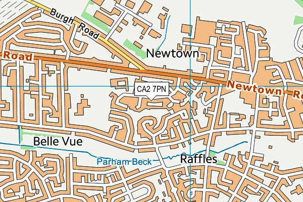 CA2 7PN map - OS VectorMap District (Ordnance Survey)