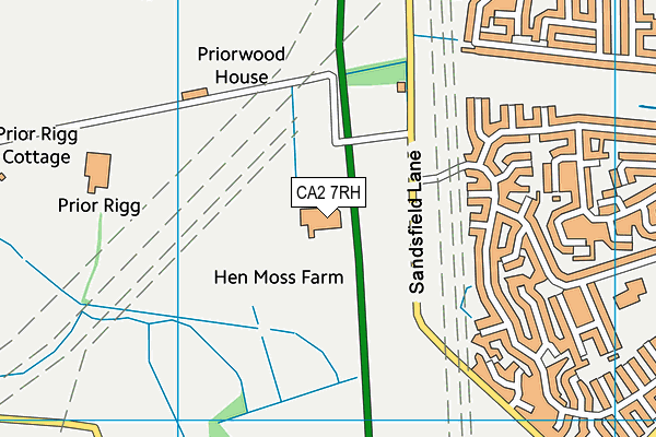 CA2 7RH map - OS VectorMap District (Ordnance Survey)