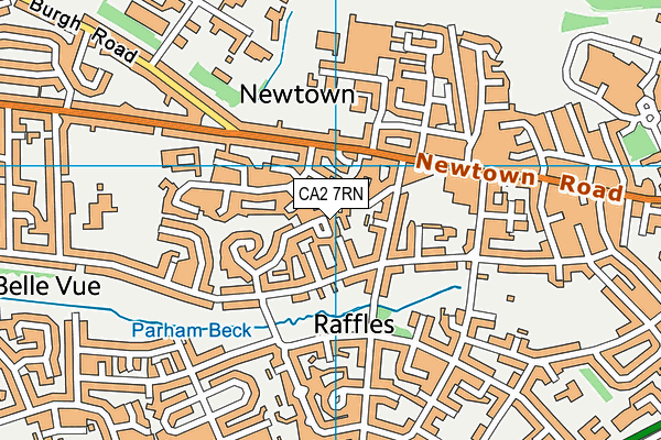 CA2 7RN map - OS VectorMap District (Ordnance Survey)