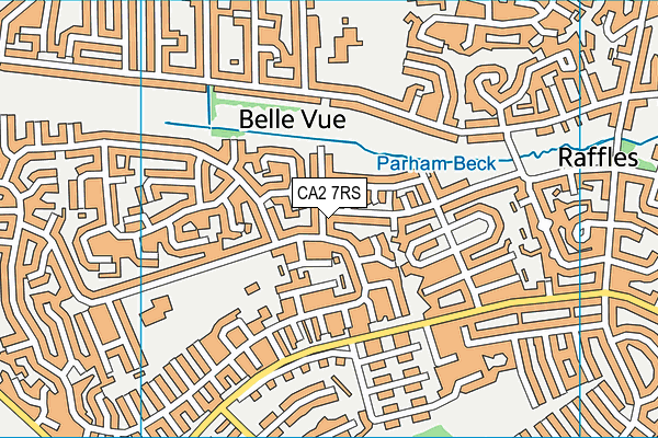 CA2 7RS map - OS VectorMap District (Ordnance Survey)