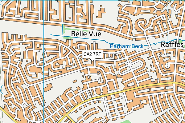 CA2 7RT map - OS VectorMap District (Ordnance Survey)