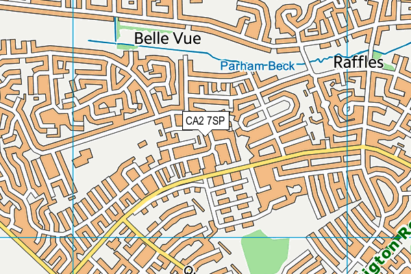 CA2 7SP map - OS VectorMap District (Ordnance Survey)