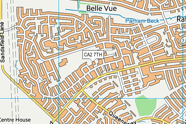 CA2 7TH map - OS VectorMap District (Ordnance Survey)