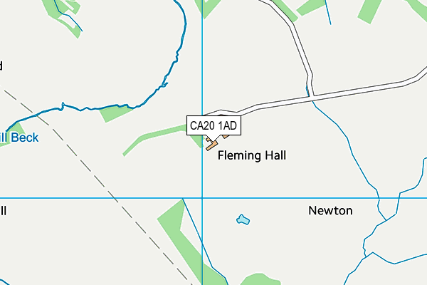 CA20 1AD map - OS VectorMap District (Ordnance Survey)