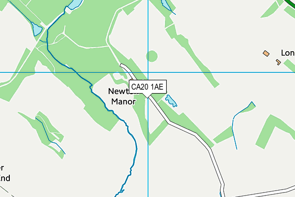 CA20 1AE map - OS VectorMap District (Ordnance Survey)