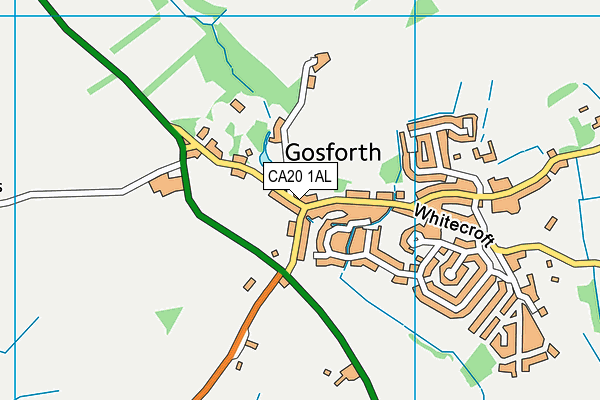 CA20 1AL map - OS VectorMap District (Ordnance Survey)