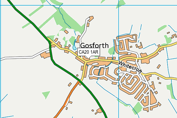 CA20 1AR map - OS VectorMap District (Ordnance Survey)