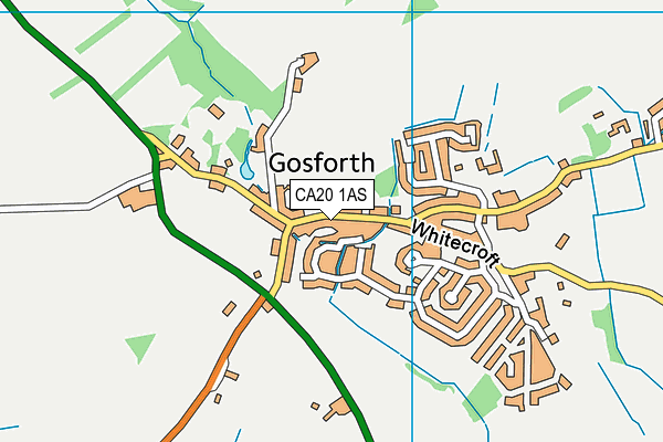 CA20 1AS map - OS VectorMap District (Ordnance Survey)