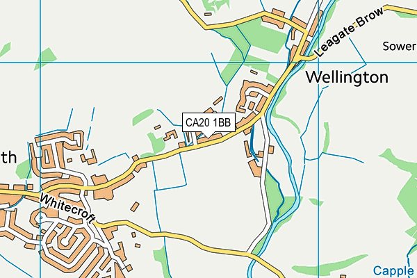 CA20 1BB map - OS VectorMap District (Ordnance Survey)