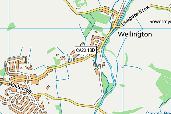 CA20 1BD map - OS VectorMap District (Ordnance Survey)