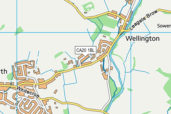 CA20 1BL map - OS VectorMap District (Ordnance Survey)