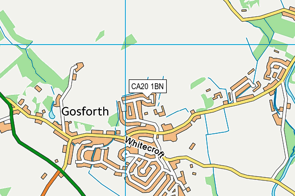 CA20 1BN map - OS VectorMap District (Ordnance Survey)