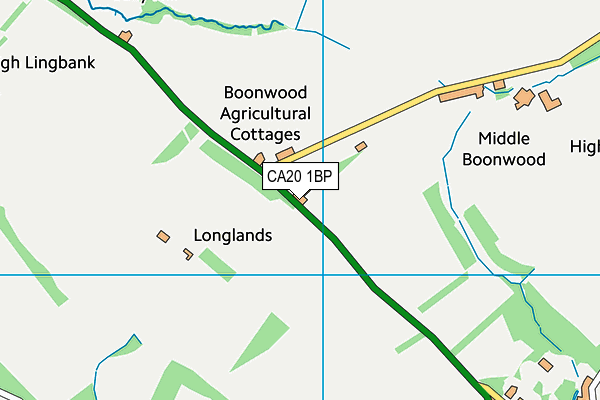 CA20 1BP map - OS VectorMap District (Ordnance Survey)