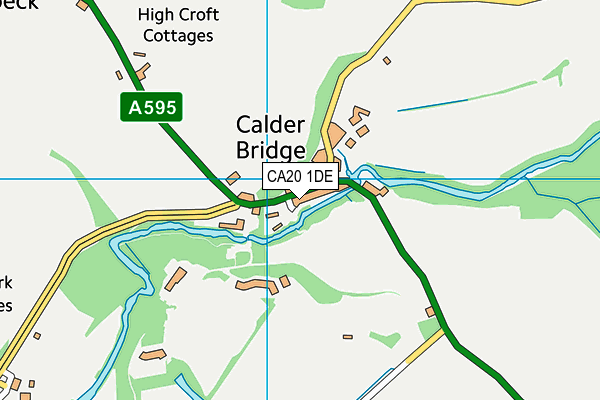 CA20 1DE map - OS VectorMap District (Ordnance Survey)