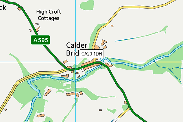 CA20 1DH map - OS VectorMap District (Ordnance Survey)