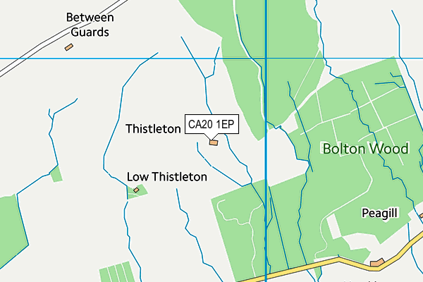 CA20 1EP map - OS VectorMap District (Ordnance Survey)