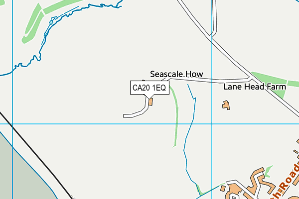 CA20 1EQ map - OS VectorMap District (Ordnance Survey)