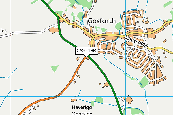 CA20 1HR map - OS VectorMap District (Ordnance Survey)