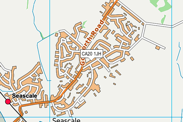 CA20 1JH map - OS VectorMap District (Ordnance Survey)