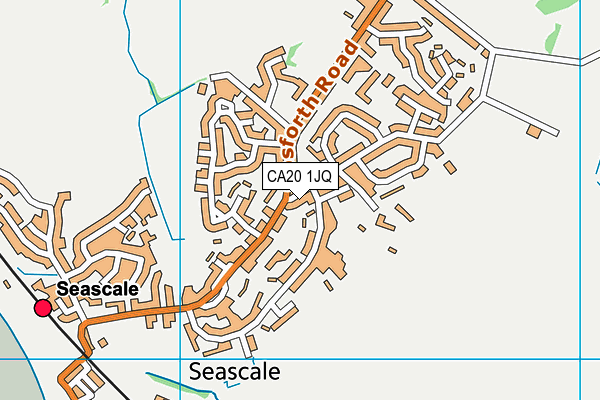 CA20 1JQ map - OS VectorMap District (Ordnance Survey)