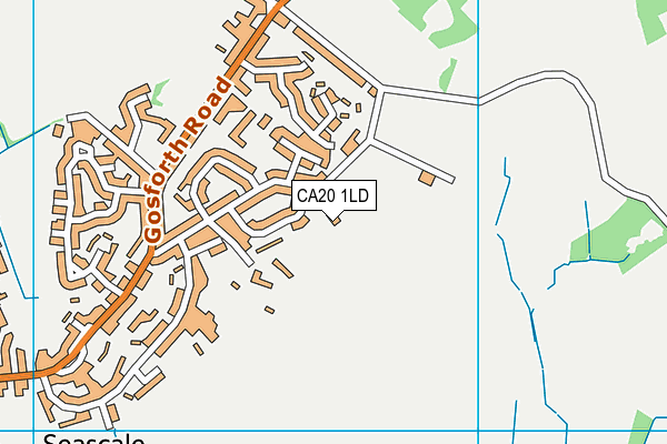 CA20 1LD map - OS VectorMap District (Ordnance Survey)