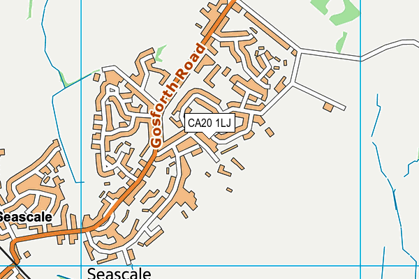 CA20 1LJ map - OS VectorMap District (Ordnance Survey)